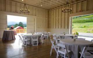 Valley Road Vineyards event space