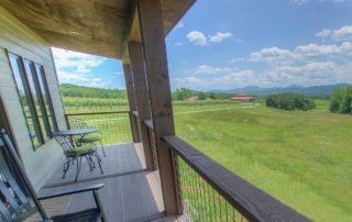 Afton Mountain Vineyards view from the Cottages