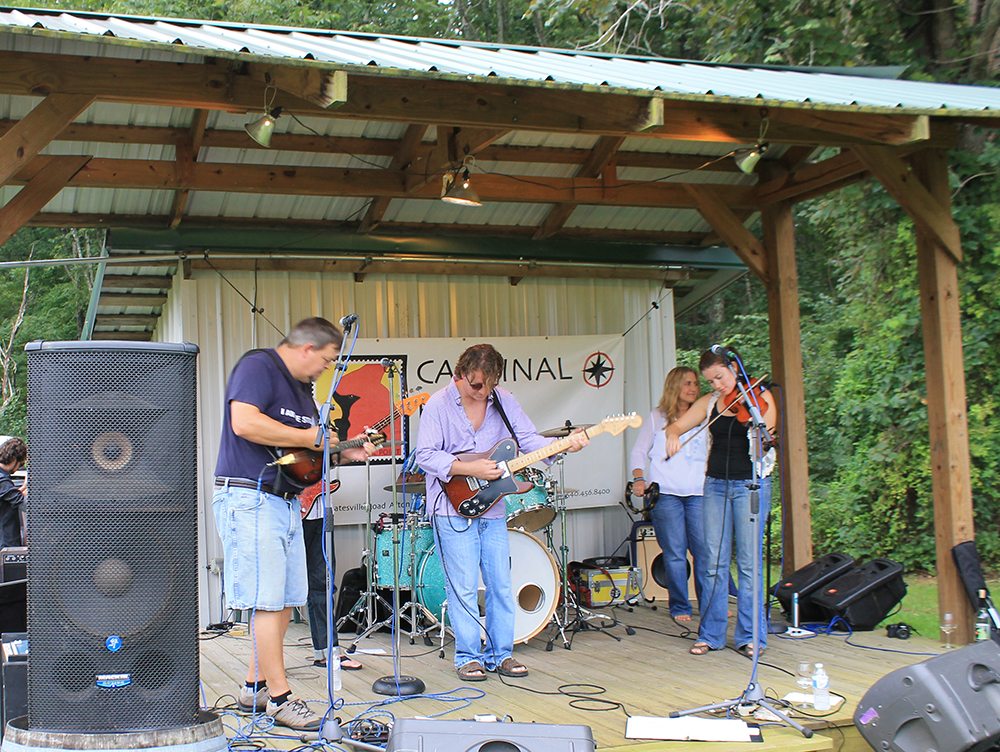Cardinal Point Winery live music