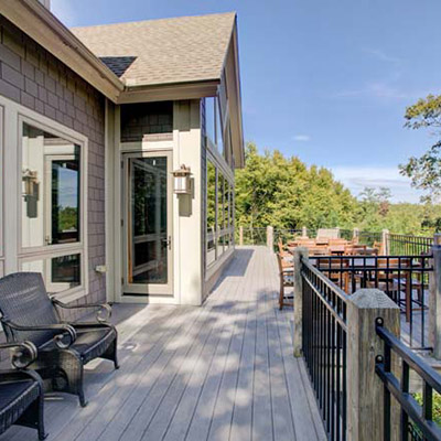 WIntergreen condo deck Wintergreen Resort Condo for rent